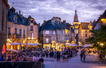 Ville de Sarlat dans le Périgord 